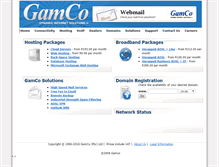 Tablet Screenshot of gam.co.za
